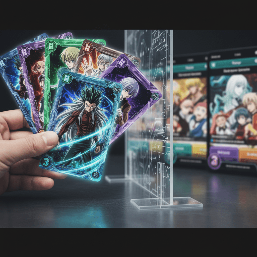 ハンターハンターバトルコレクション:他アニメ系モバイルカードゲームとの深層的差別化を徹底解説